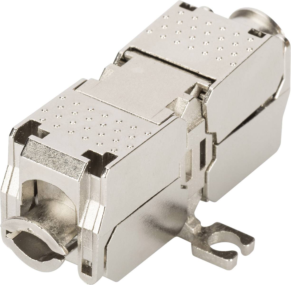 Digitus RJ45 / Verbinder Netzwerk Adapter CAT 6a, Unbestückt [1x LSA, Schneid-Klemm, Schnellanschlu