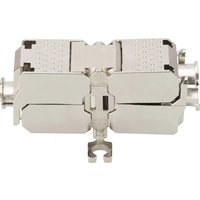 Digitus RJ45 / Verbinder Netzwerk Adapter CAT 6a, Unbestückt [1x LSA, Schneid-Klemm, Schnellanschluss - 1x LSA, Schneid-Klemm Digitus RJ45 / Verbinder Netzwerk Adapter CAT 6a, Unbestückt [1x LSA, Schneid-Klemm, Schnellanschluss - 1x LSA, Schneid-Klemm