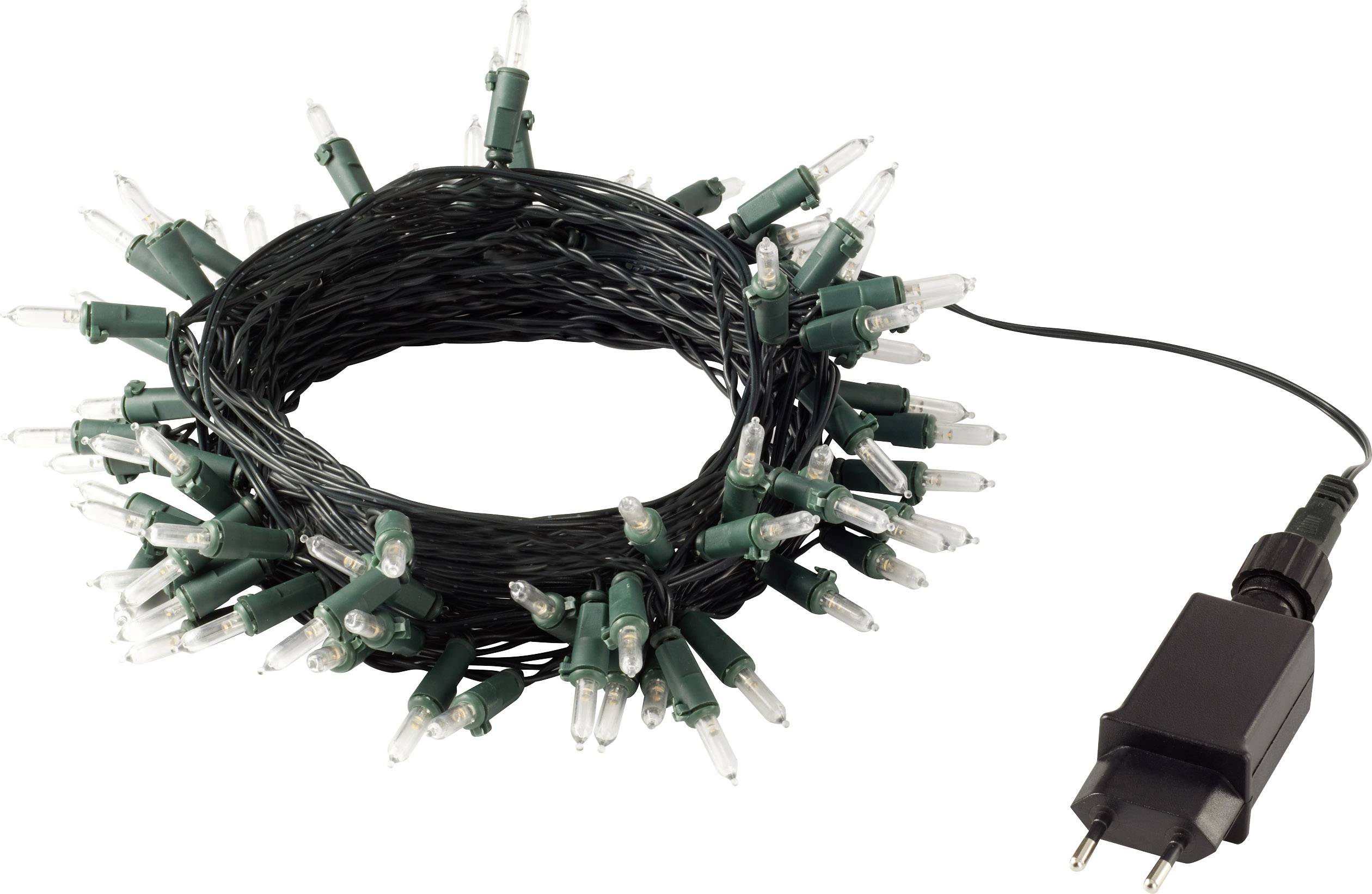 Polarlite PL-8814035 Mini-Lichterkette Innen netzbetrieben Anzahl Leuchtmittel 80 LED Beleuchtete Länge: 7.9m