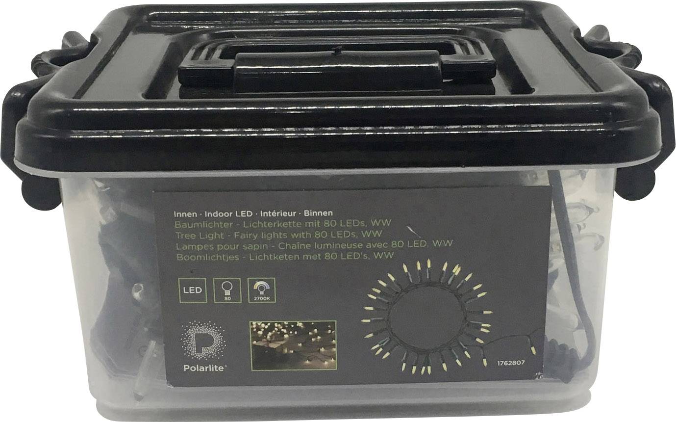 Polarlite PL-8814035 Mini-Lichterkette Innen netzbetrieben Anzahl Leuchtmittel 80 LED Beleuchtete Länge: 7.9m