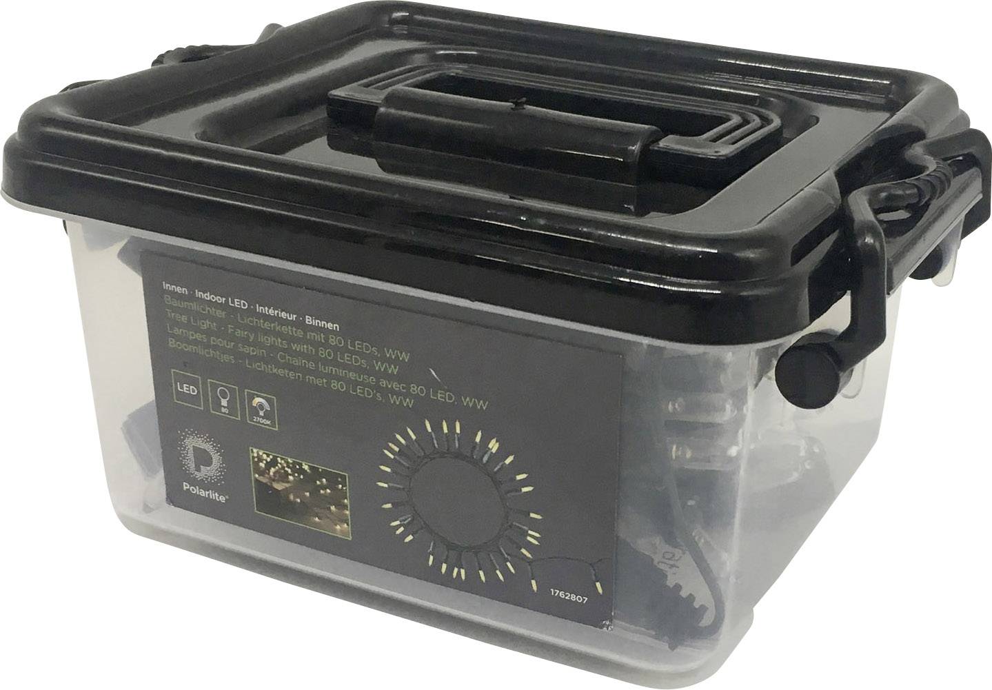 Polarlite PL-8814035 Mini-Lichterkette Innen netzbetrieben Anzahl Leuchtmittel 80 LED Beleuchtete Länge: 7.9m