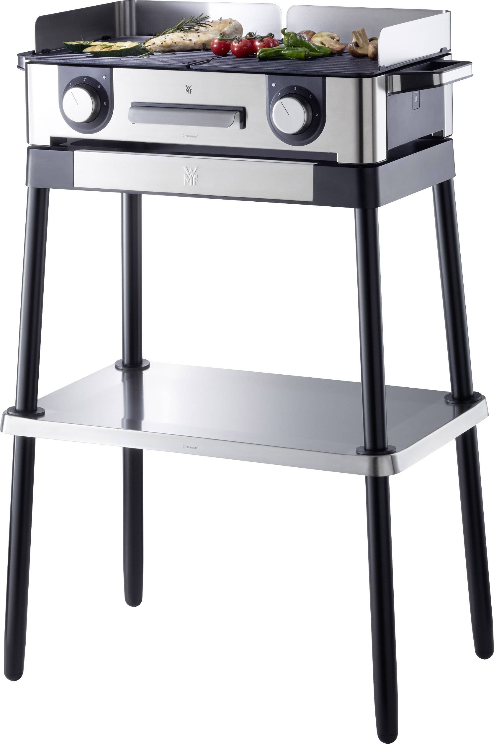 WMF 0415970071 Grillgestell Silber, Schwarz