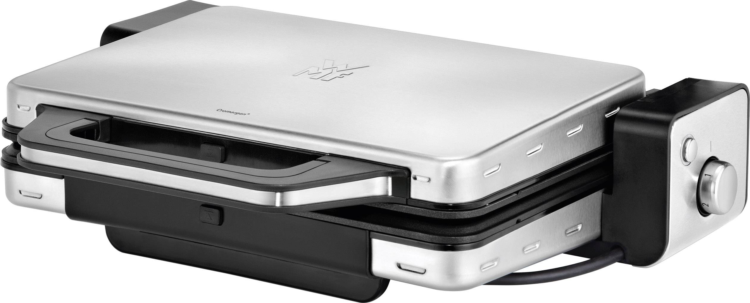 WMF 0415110011 Elektro Kontaktgrill Silber, Schwarz