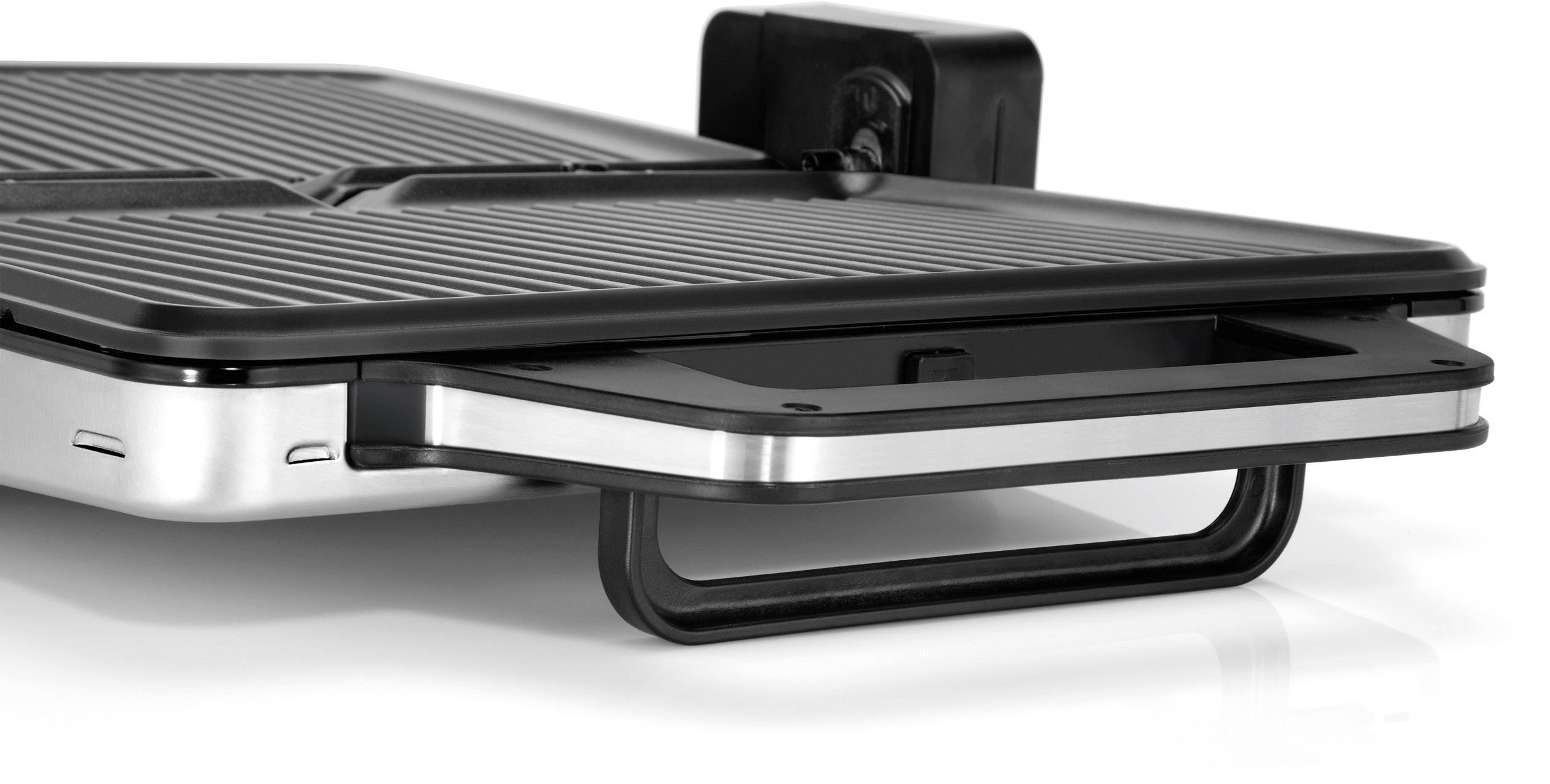 WMF 0415110011 Elektro Kontaktgrill Silber, Schwarz