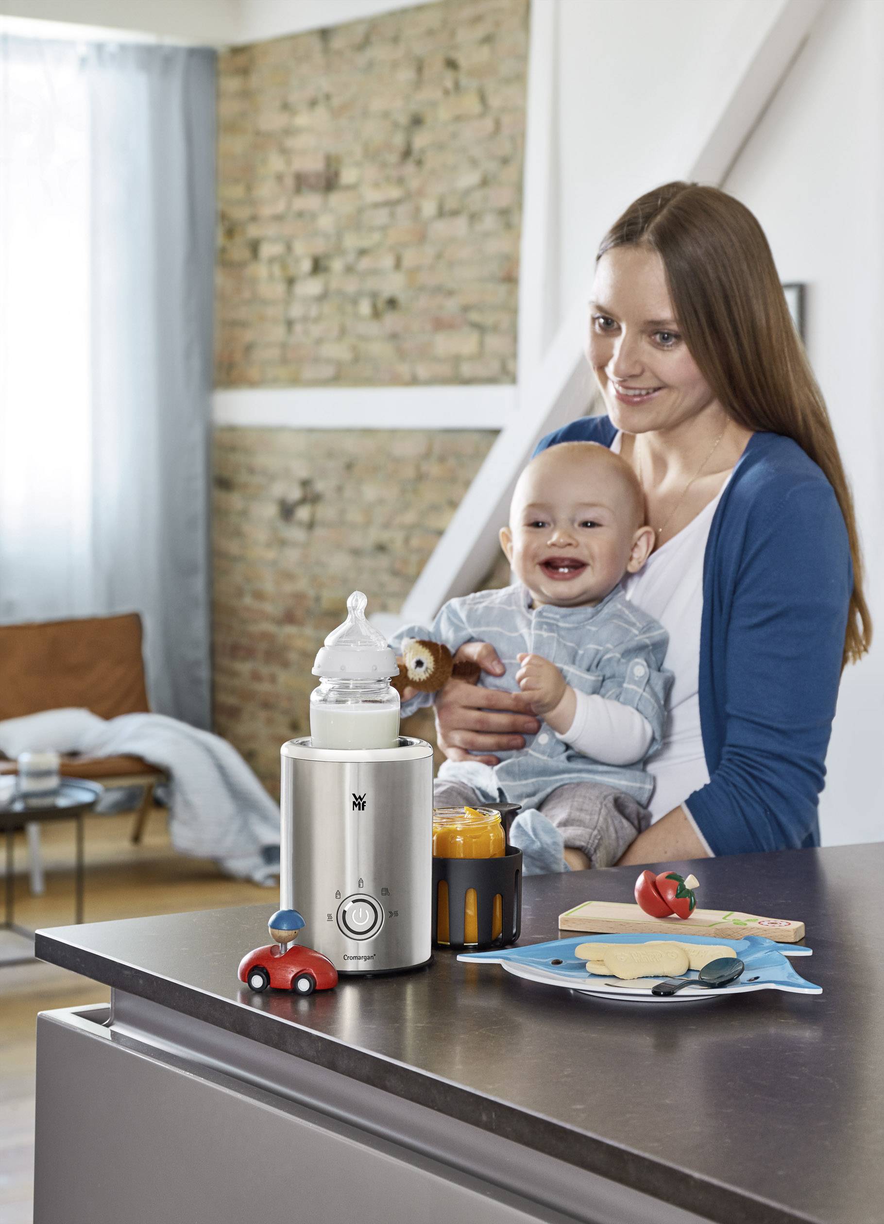 WMF 0415230011 Babykostwärmer Silber (matt)