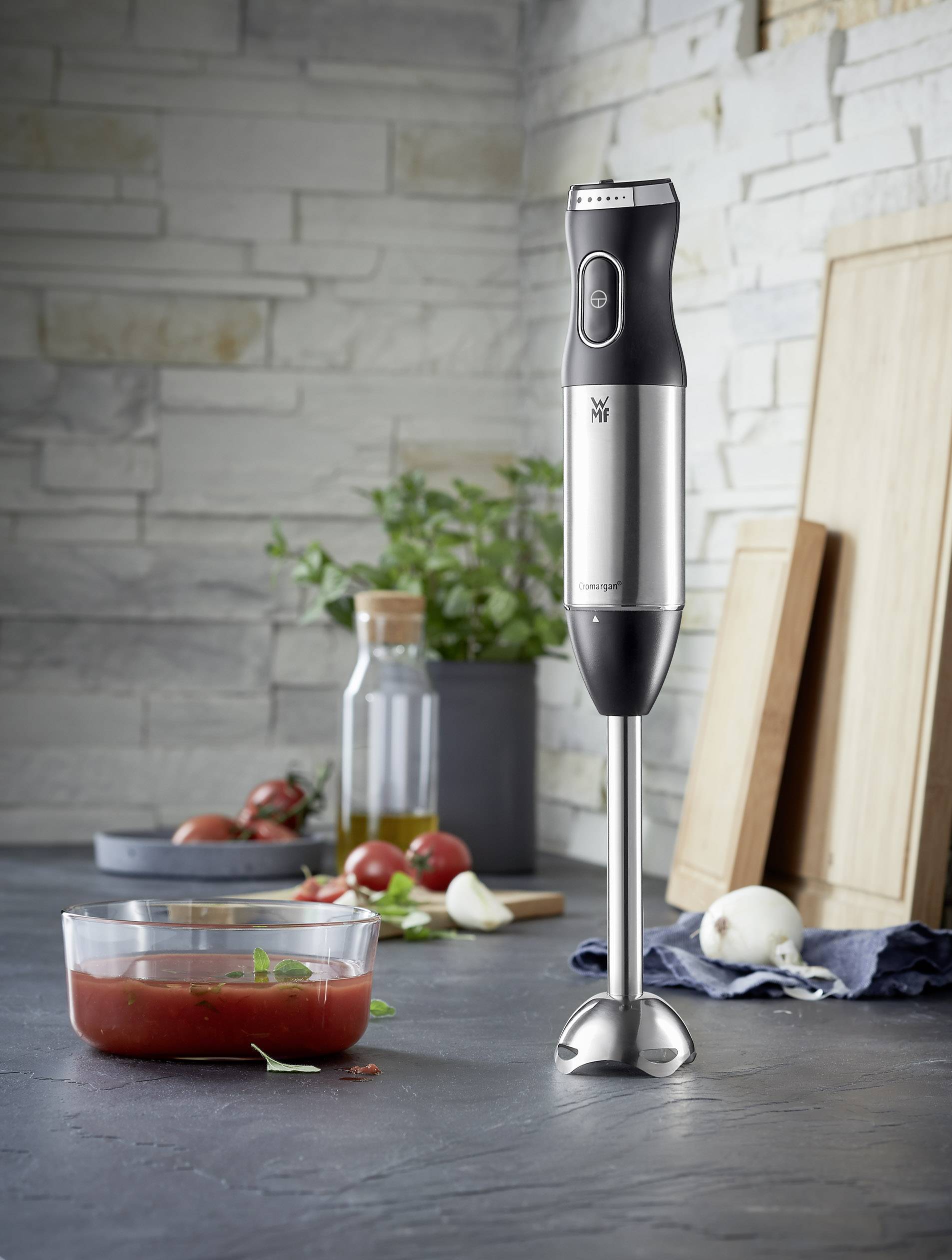 WMF KULT X Edition Stabmixer 600 W Silber (matt), Schwarz