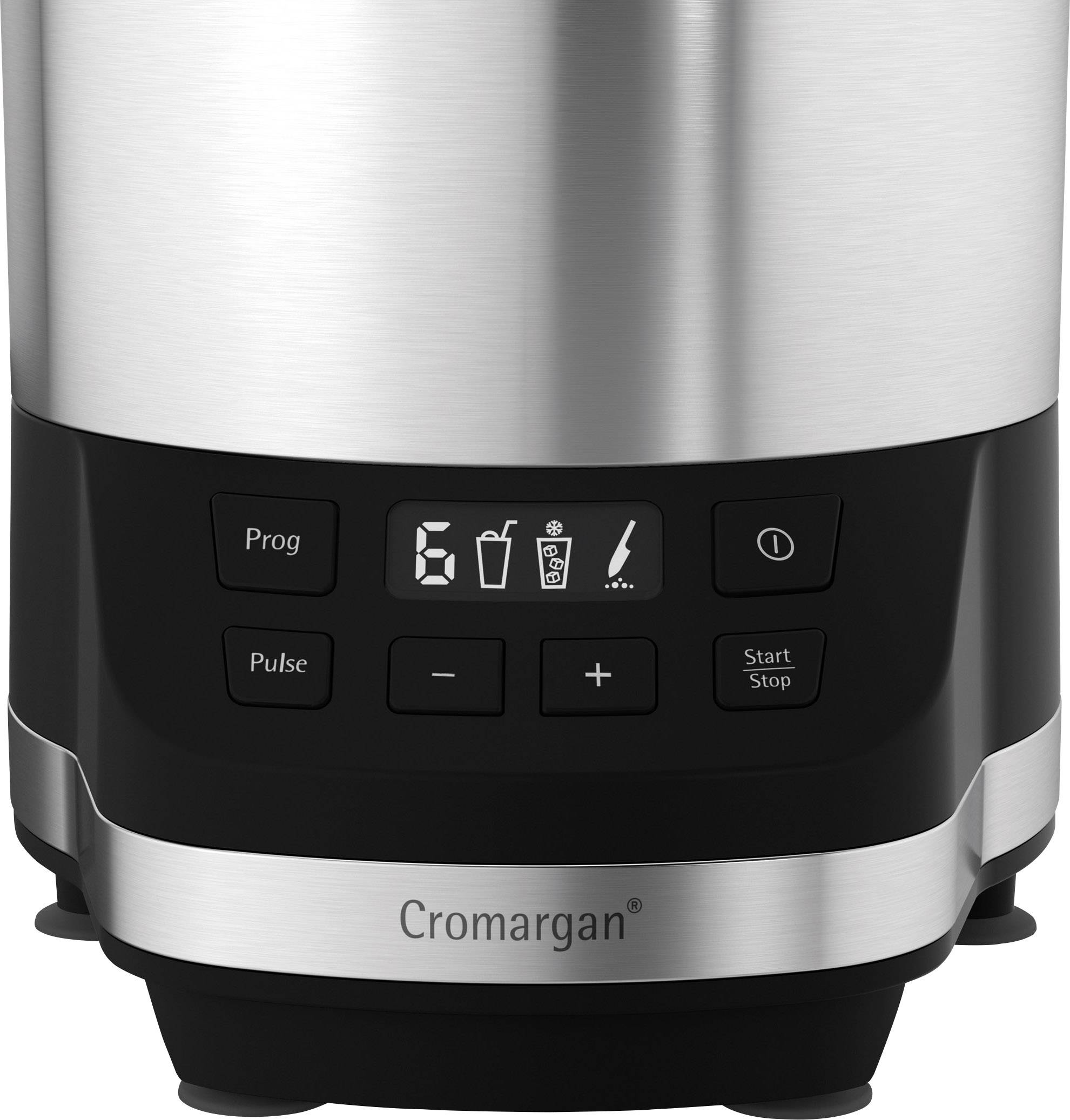 WMF 0416530011 Standmixer 1200 W Silber (matt), Schwarz