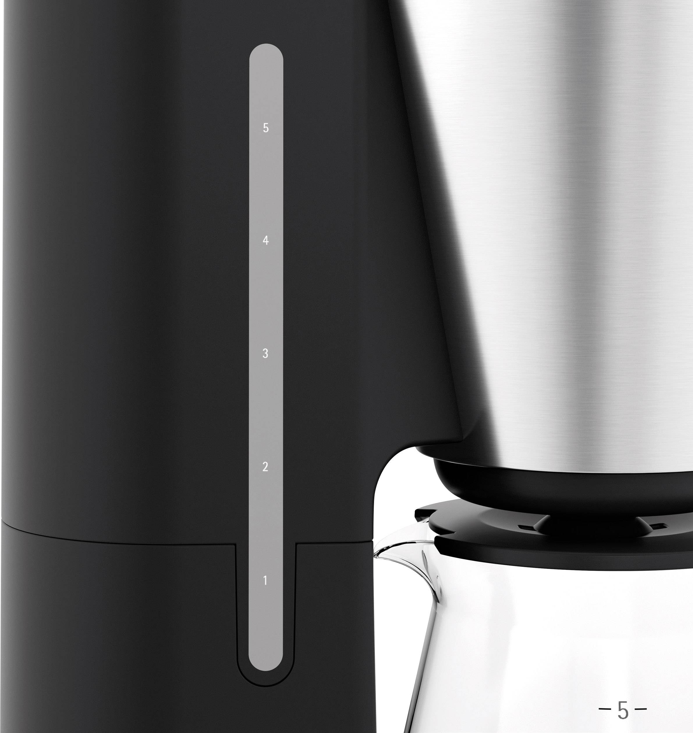 WMF 0412270011 Kaffeemaschine Schwarz, Silber Fassungsvermögen Tassen=5