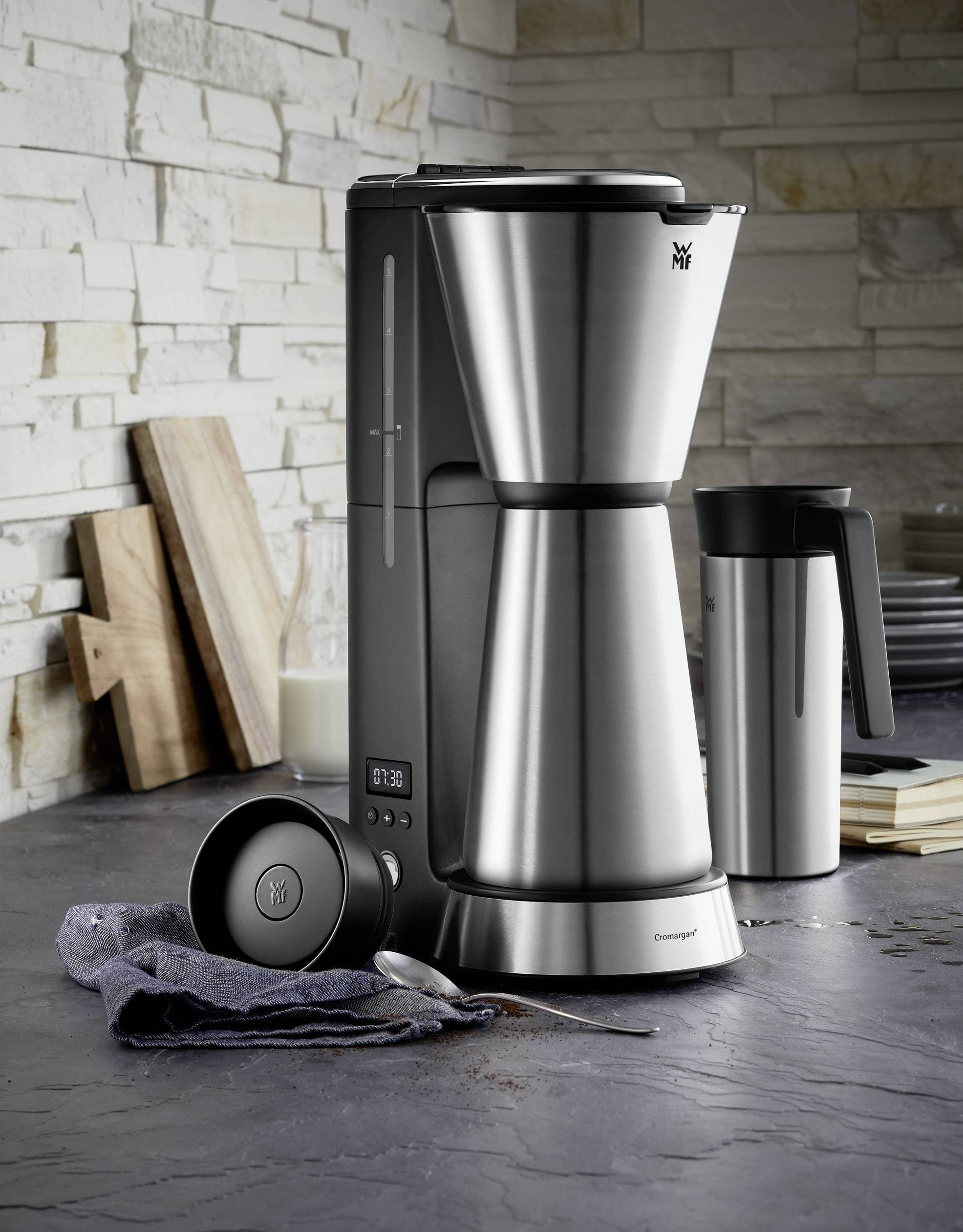 WMF KÜCHENminis® Aroma Thermo to go Kaffeemaschine Schwarz, Silber Fassungsvermögen Tassen=5
