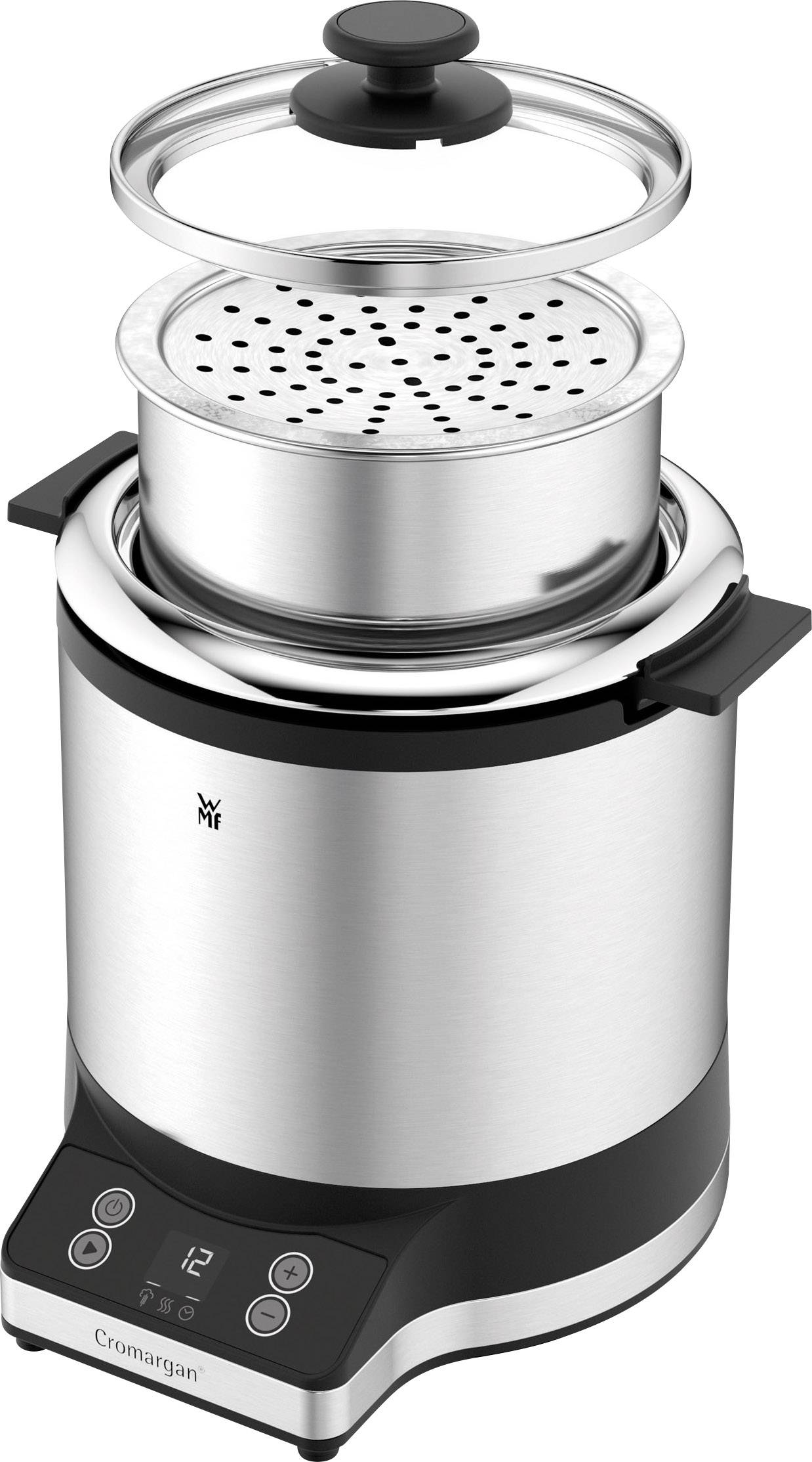 WMF 0415260011 Reiskocher Schwarz, Silber (matt)