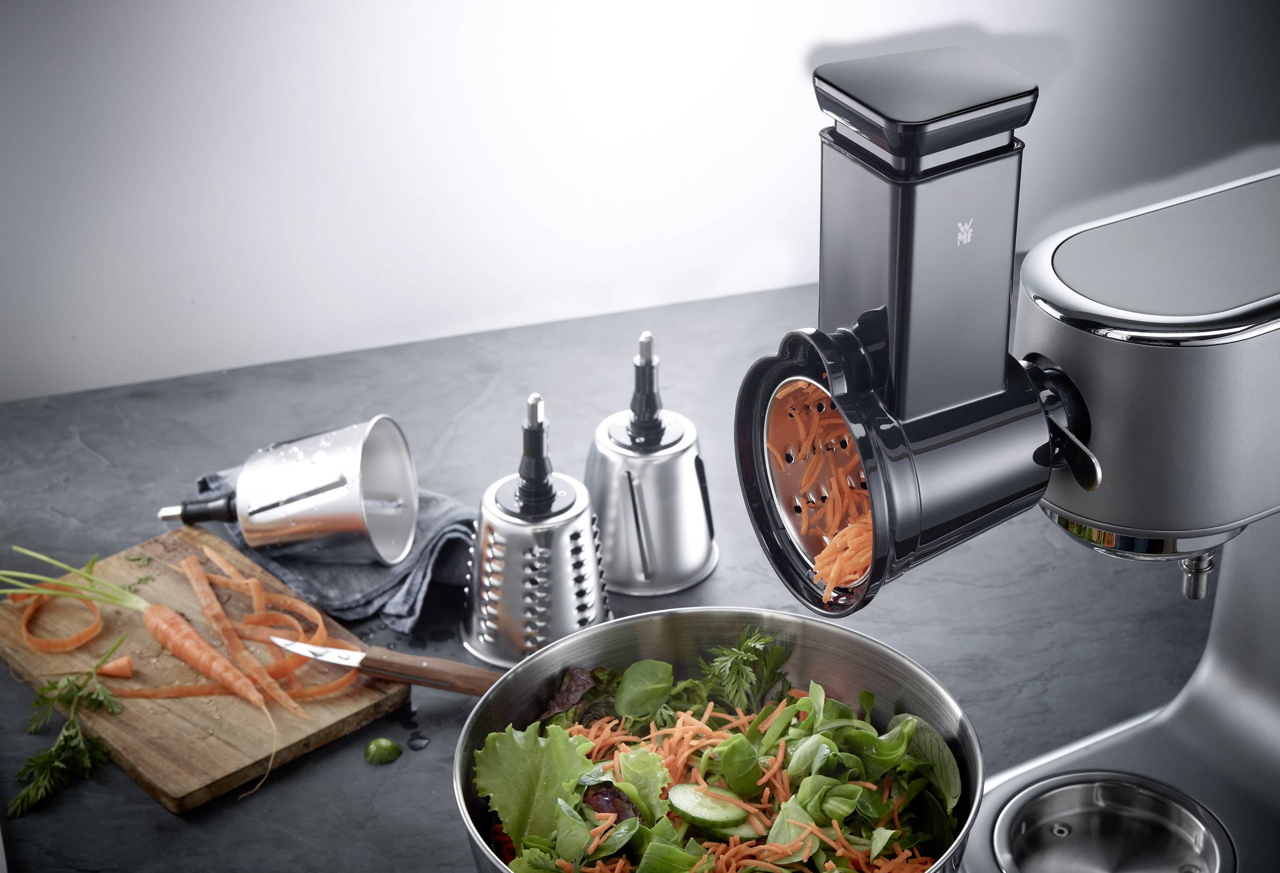 WMF 0416960071 Gemüseschneider Schwarz, Silber (matt)