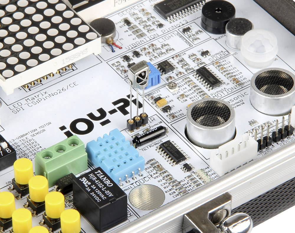 JoyPi Experiment und Education Koffer inkl. Raspberry Pi 4B (1 GB)