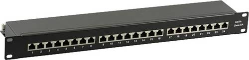 37666SW.1M 24 Port Netzwerk-Patchpanel CAT 6a 1 HE