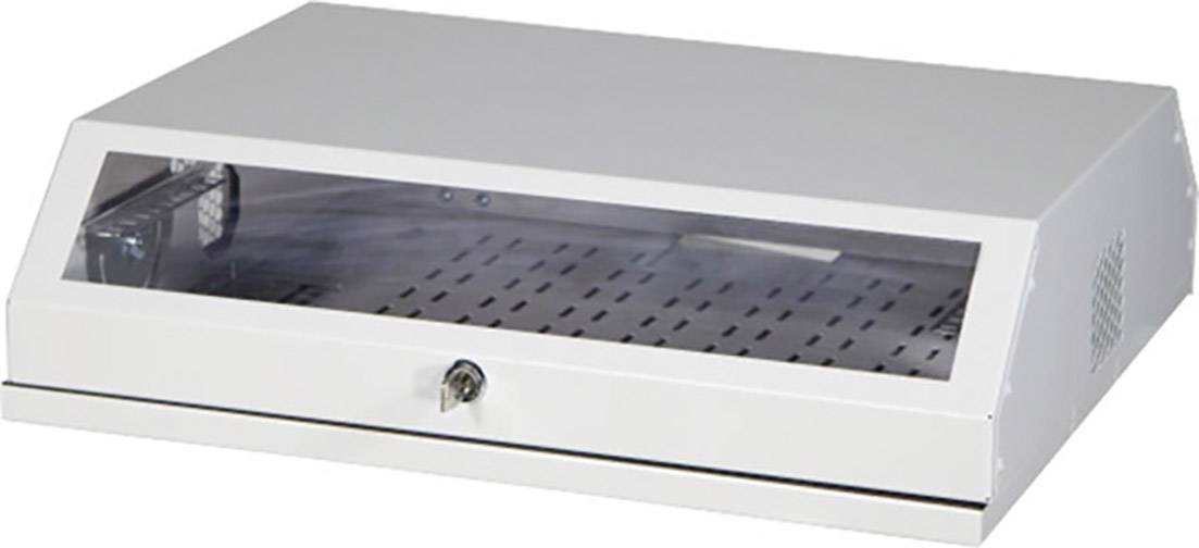 EFB-Elektronik - Gehäuse - geeignet für Wandmontage - weiß, RAL 9010 - 3U - 48.3 cm (19)