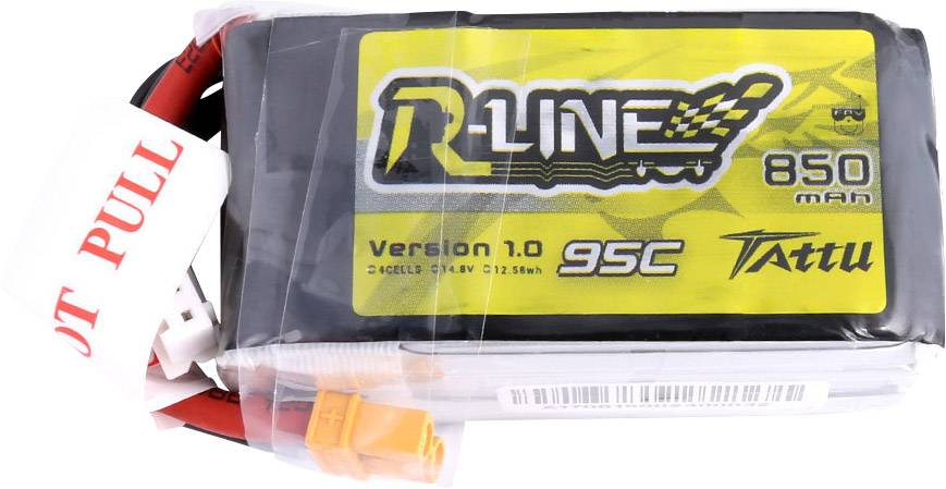 Tattu Modellbau-Akkupack (LiPo) 14.8V 850 mAh Zellen-Zahl: 4 95 C Softcase XT30
