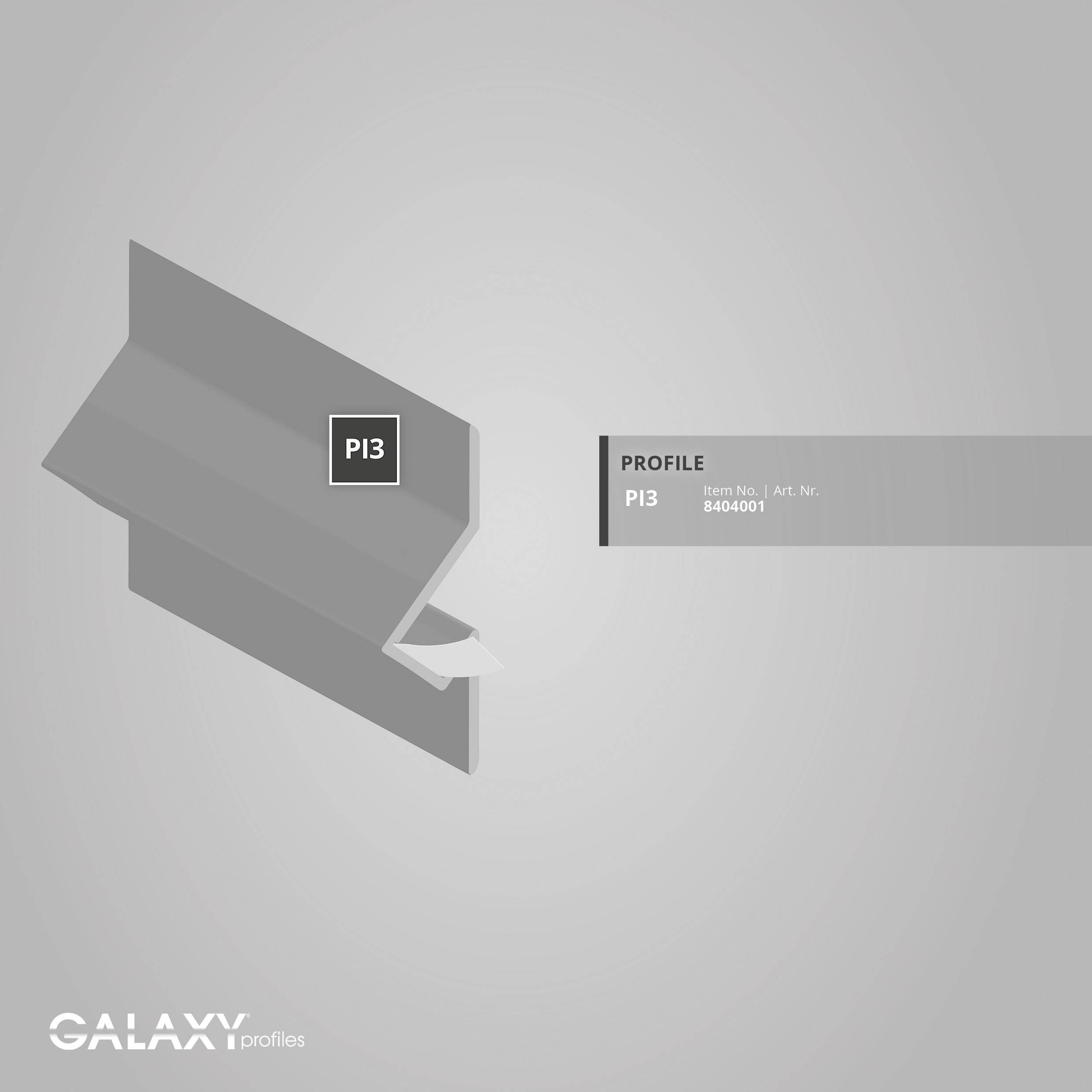 Galaxy Profiles 8404001 Profil Aluminium (L x B x H) 2000 x 70 x 19mm 1St.