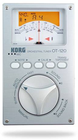 KORG OT-120 Gitarrenstimmgerät Grau