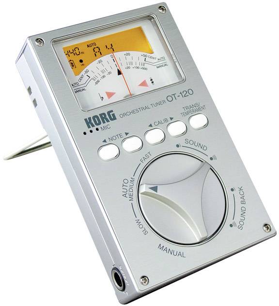 KORG OT-120 Gitarrenstimmgerät Grau