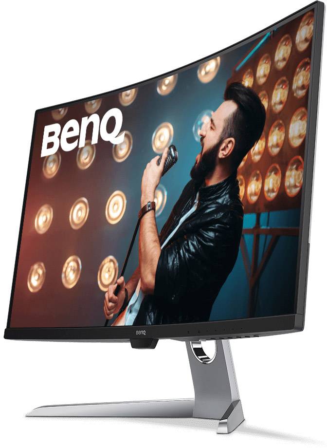 BenQ EX3203R Gaming Monitor 80cm (31.5 Zoll) EEK G (A - G) 2560 x 1440 Pixel QHD 4 ms HDMI®, DisplayPort, USB 3.2 Gen 1 (USB 3.0)