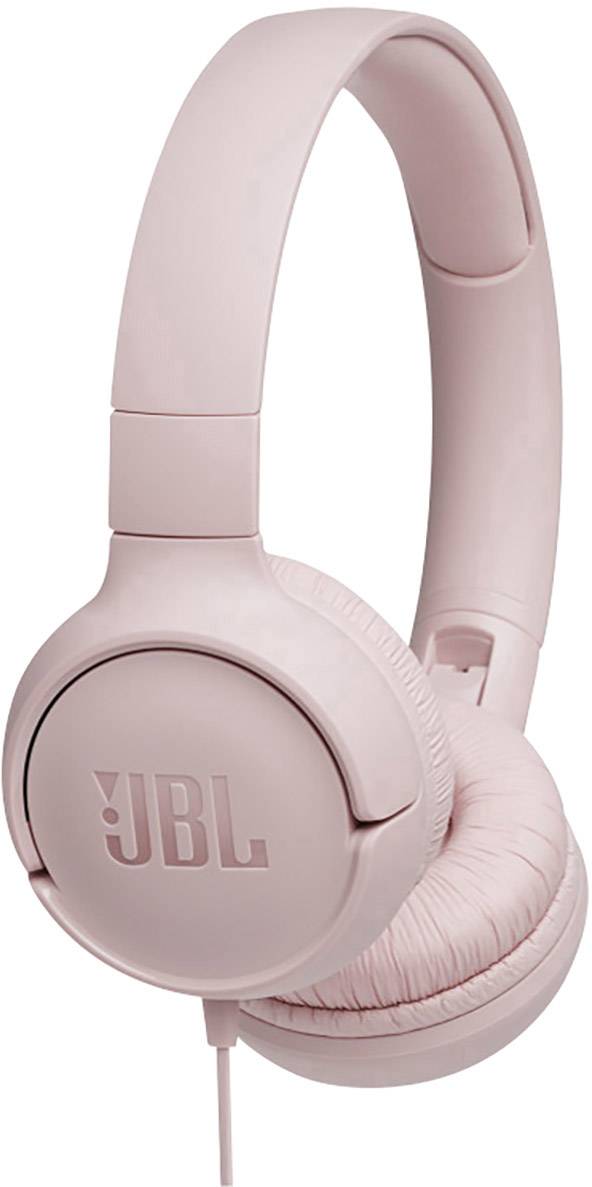 JBL Tune 500 On Ear Kopfhörer kabelgebunden Pink Faltbar, Headset
