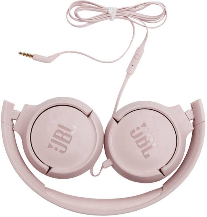 JBL Tune 500 On Ear Kopfhörer kabelgebunden Pink Faltbar, Headset