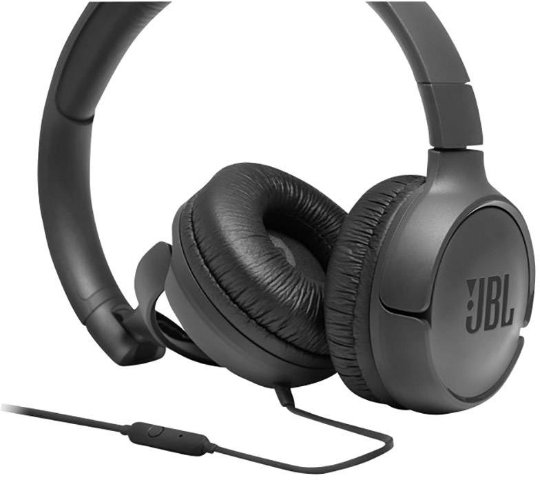JBL Tune 500 On Ear Kopfhörer kabelgebunden Schwarz Faltbar, Headset