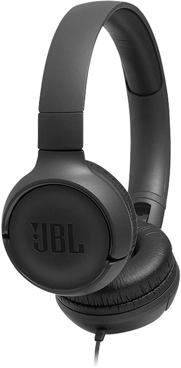 JBL Tune 500 On Ear Kopfhörer kabelgebunden Schwarz Faltbar, Headset