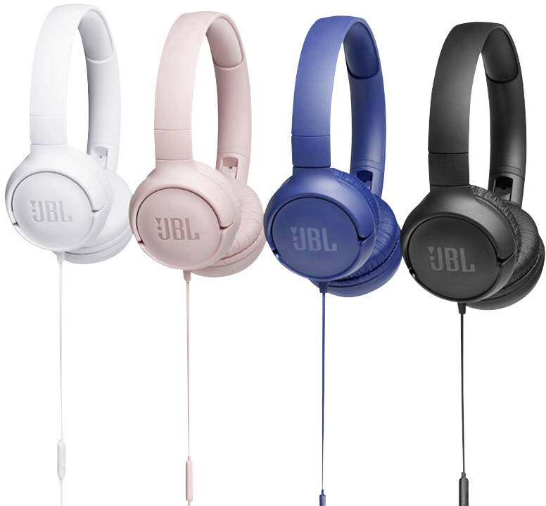 JBL Tune 500 On Ear Kopfhörer kabelgebunden Schwarz Faltbar, Headset