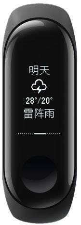 Xiaomi MI Band 3 Fitness-Tracker Schwarz