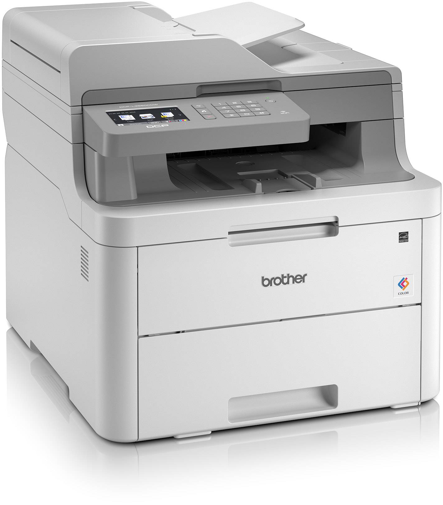 Brother DCP-L3550CDW Multifunktionsdrucker LED Farbe A4 Drucker, Scanner, Kopierer LAN, WLAN, Duplex, ADF