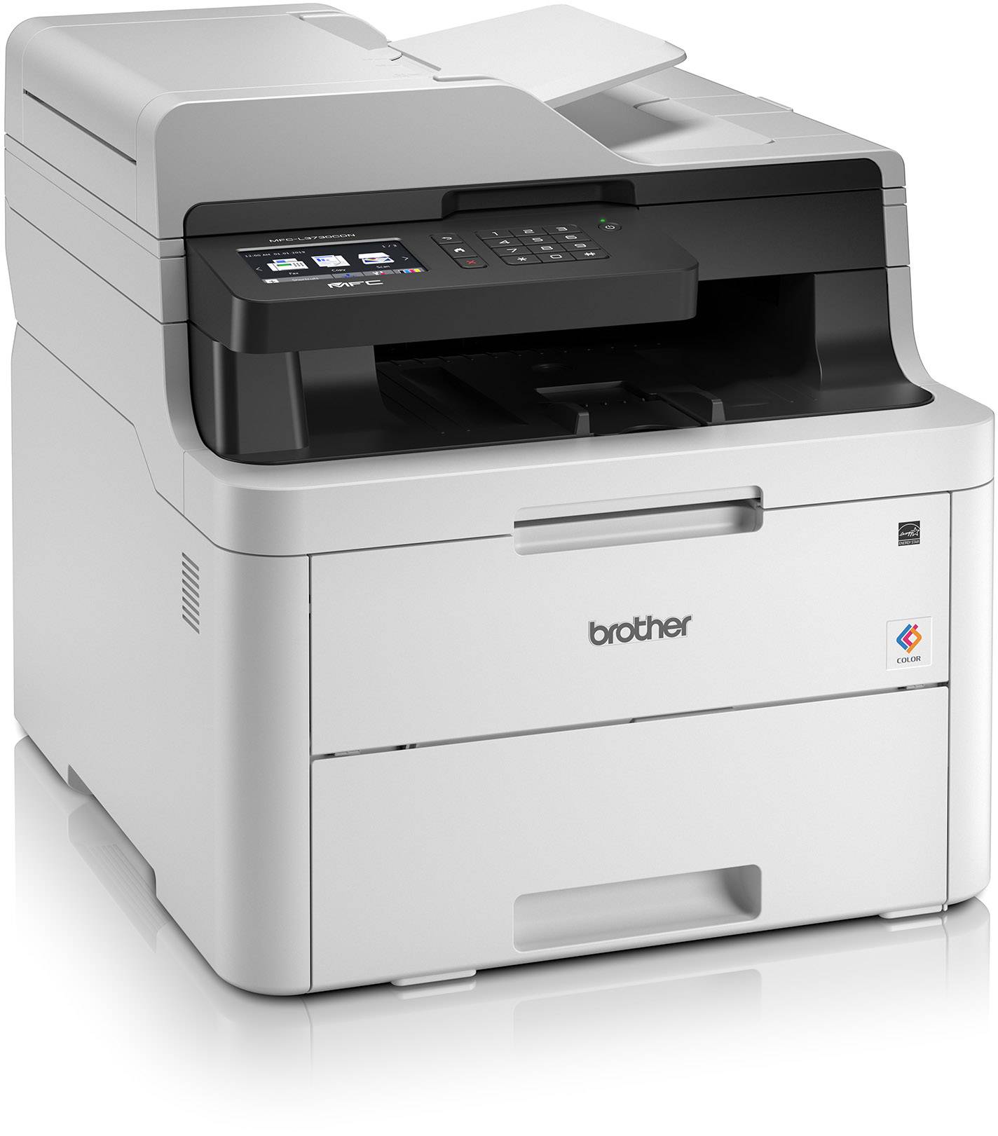 Brother MFC-L3730CDN Multifunktionsdrucker LED Farbe A4 Drucker, Scanner, Kopierer, Fax LAN, Duplex, ADF