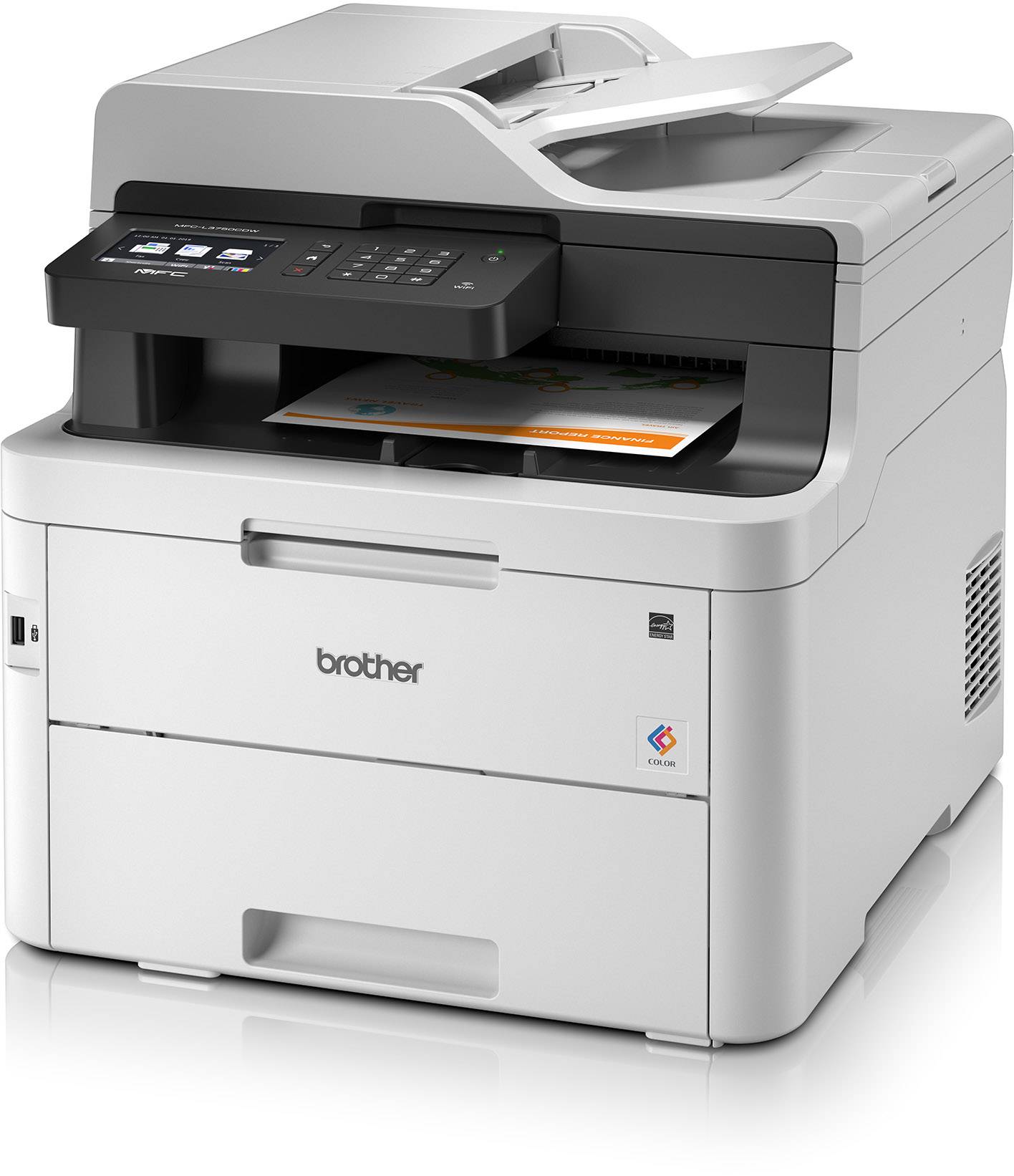 Brother MFC-L3750CDW Multifunktionsdrucker LED Farbe A4 Drucker, Scanner, Kopierer, Fax LAN, WLAN, Duplex, ADF