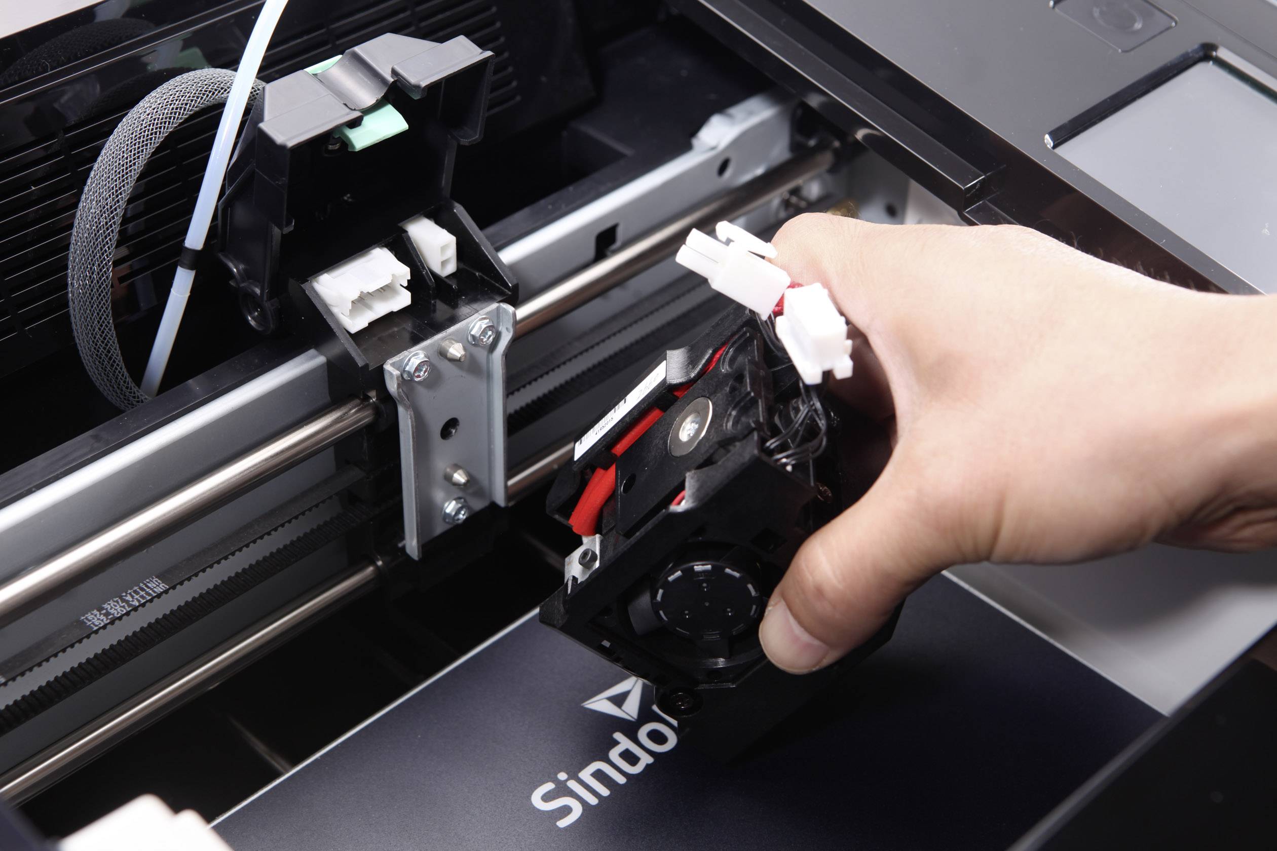 Sindoh DP200 3D Drucker 12,7cm Farb-Touchscreen, integrierte Kamera, LED-Beleuchtung, inkl. Software