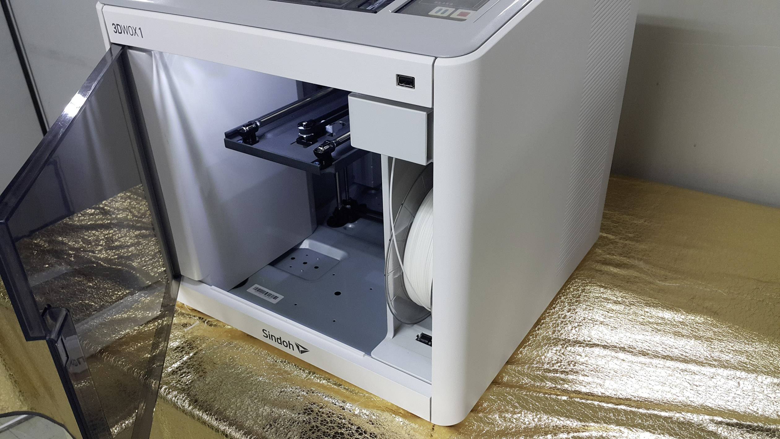 Sindoh 3DWOX 1 3D Drucker 12,7cm Farb-Touchscreen, integrierte Kamera, flexibles Metallbett, inkl. Software