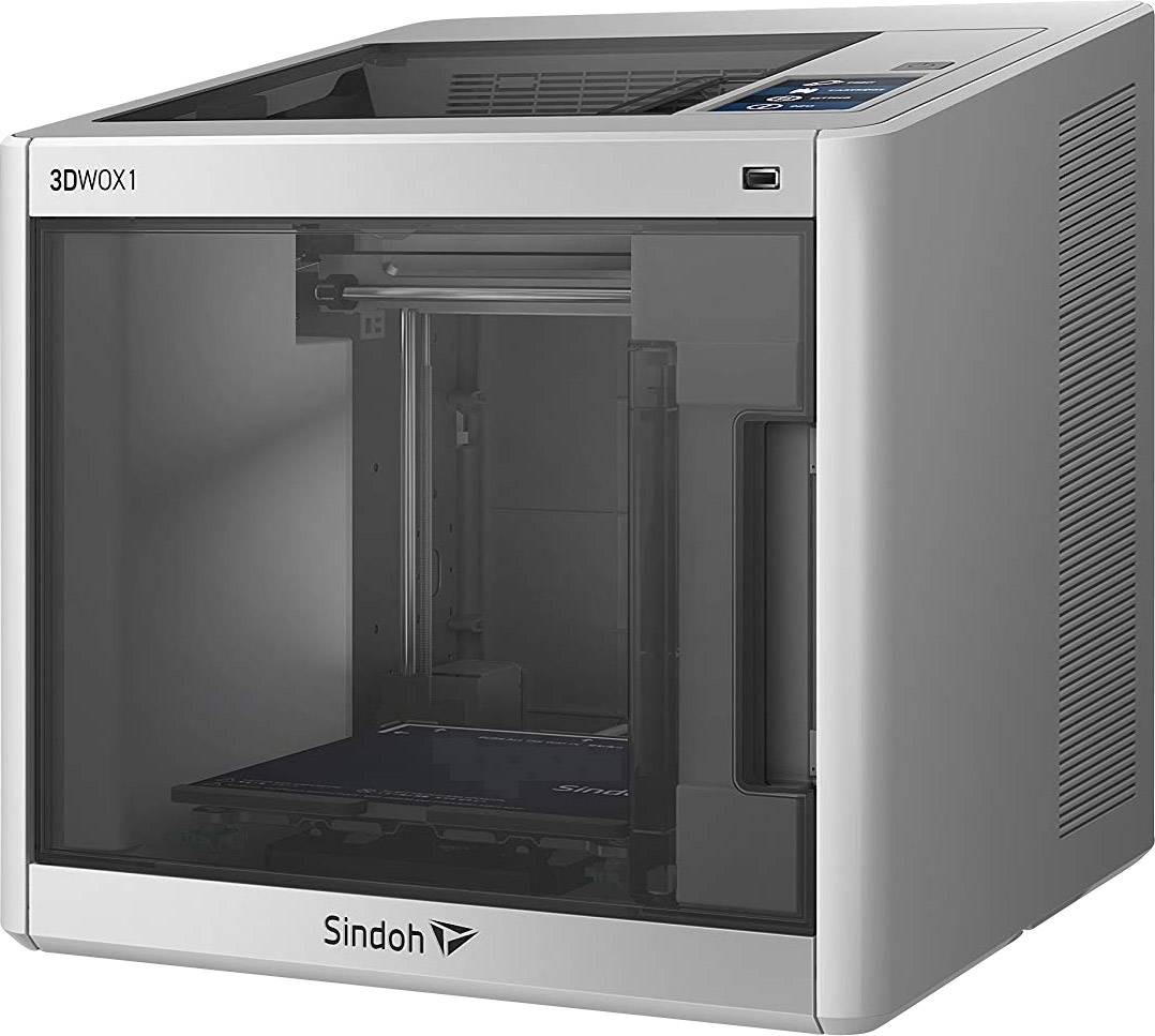 Sindoh 3DWOX 1 3D Drucker 12,7cm Farb-Touchscreen, integrierte Kamera, flexibles Metallbett, inkl. Software