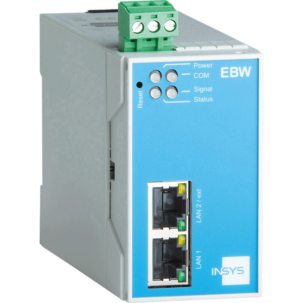 Insys EBW-E100 LAN-Router 10 V/DC, 12 V/DC, 24 V/DC, 36 V/DC, 48 V/DC