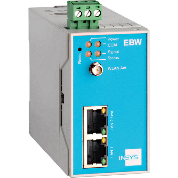 Insys EBW-W100 WLAN-Router Ethernet 10 V/DC, 12 V/DC, 24 V/DC, 36 V/DC, 48 V/DC