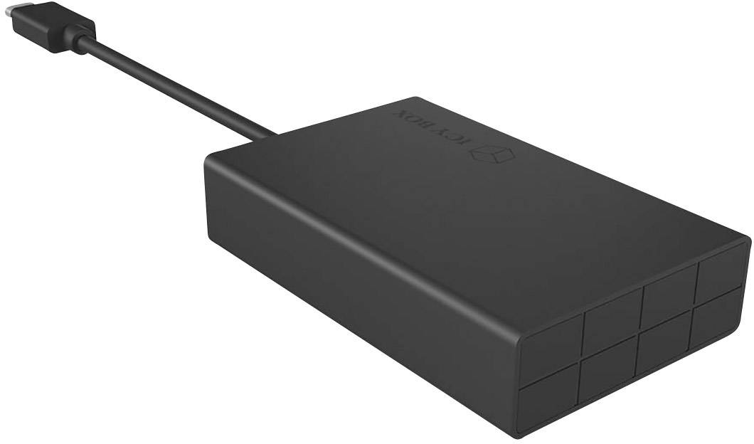 ICY BOX Externer Speicherkartenleser USB-C® Anthrazit