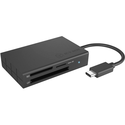 ICY BOX Externer Speicherkartenleser USB-C® Anthrazit