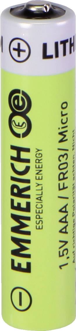 Emmerich Industrial FR03 Micro (AAA)-Batterie Lithium 1100 mAh 10St.