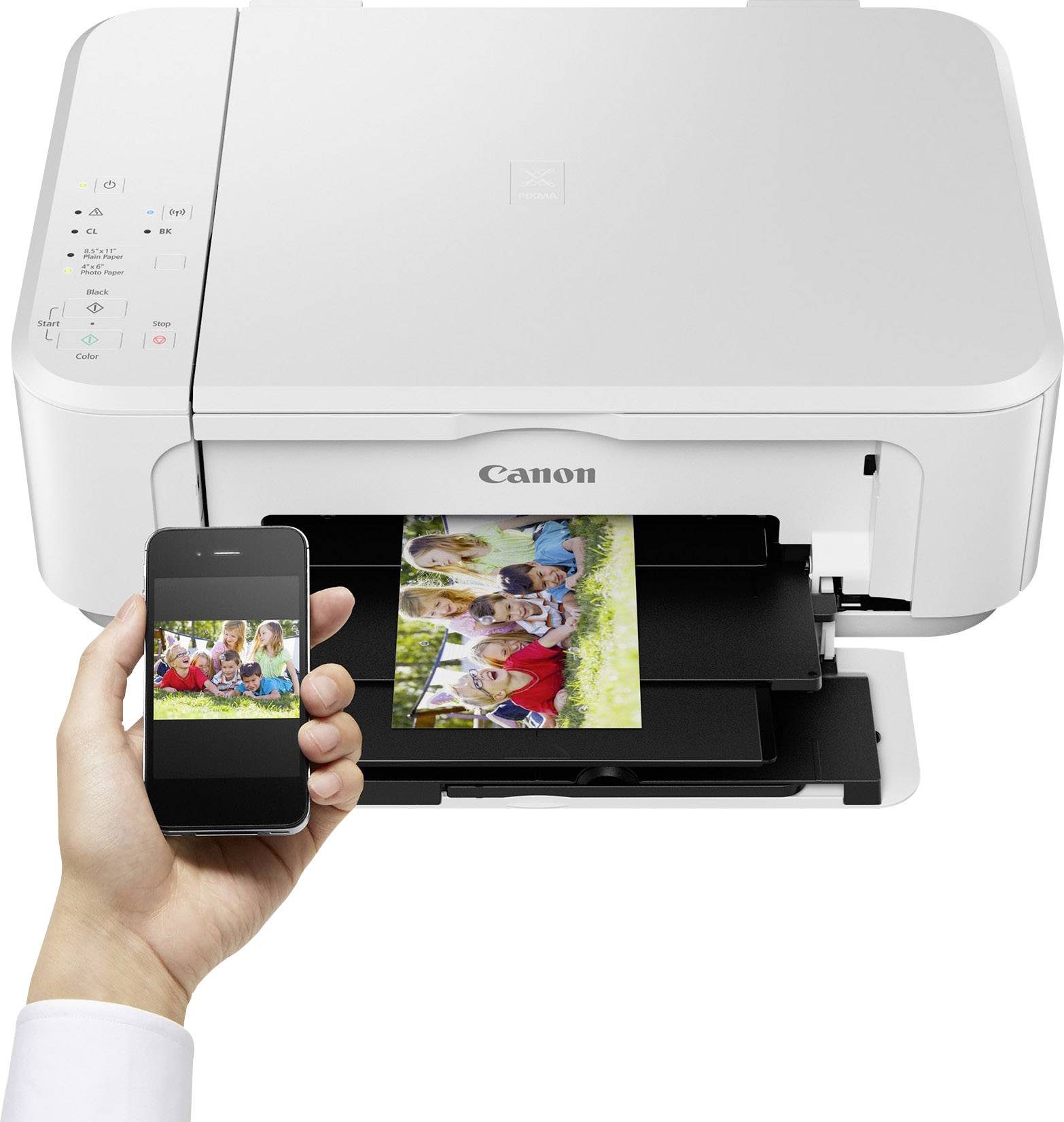 Canon PIXMA MG3650S Multifunktionsdrucker Tintenstrahl Farbe A4 Drucker, Scanner, Kopierer WLAN, Duplex