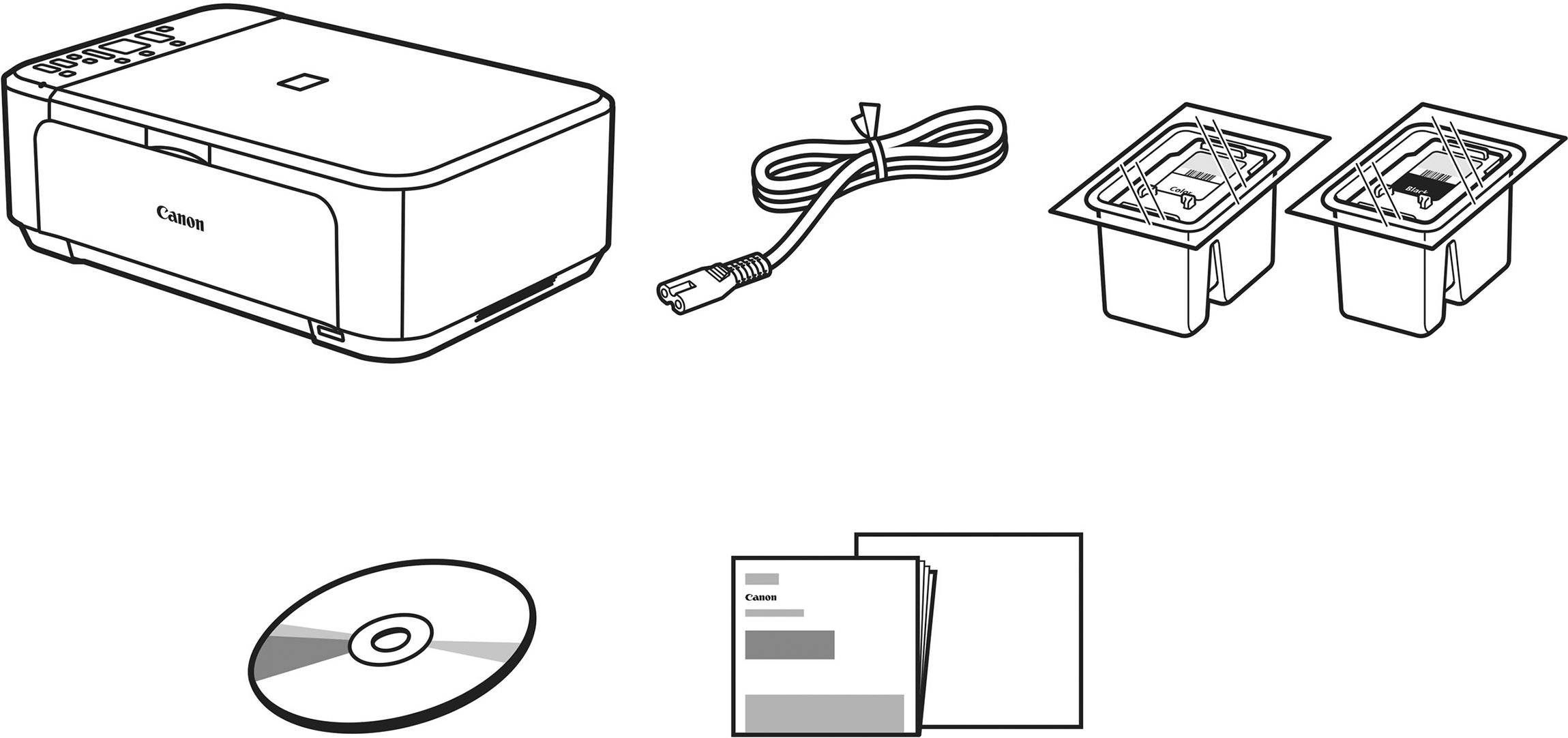 Canon PIXMA MG3650S Multifunktionsdrucker Tintenstrahl Farbe A4 Drucker, Scanner, Kopierer WLAN, Duplex