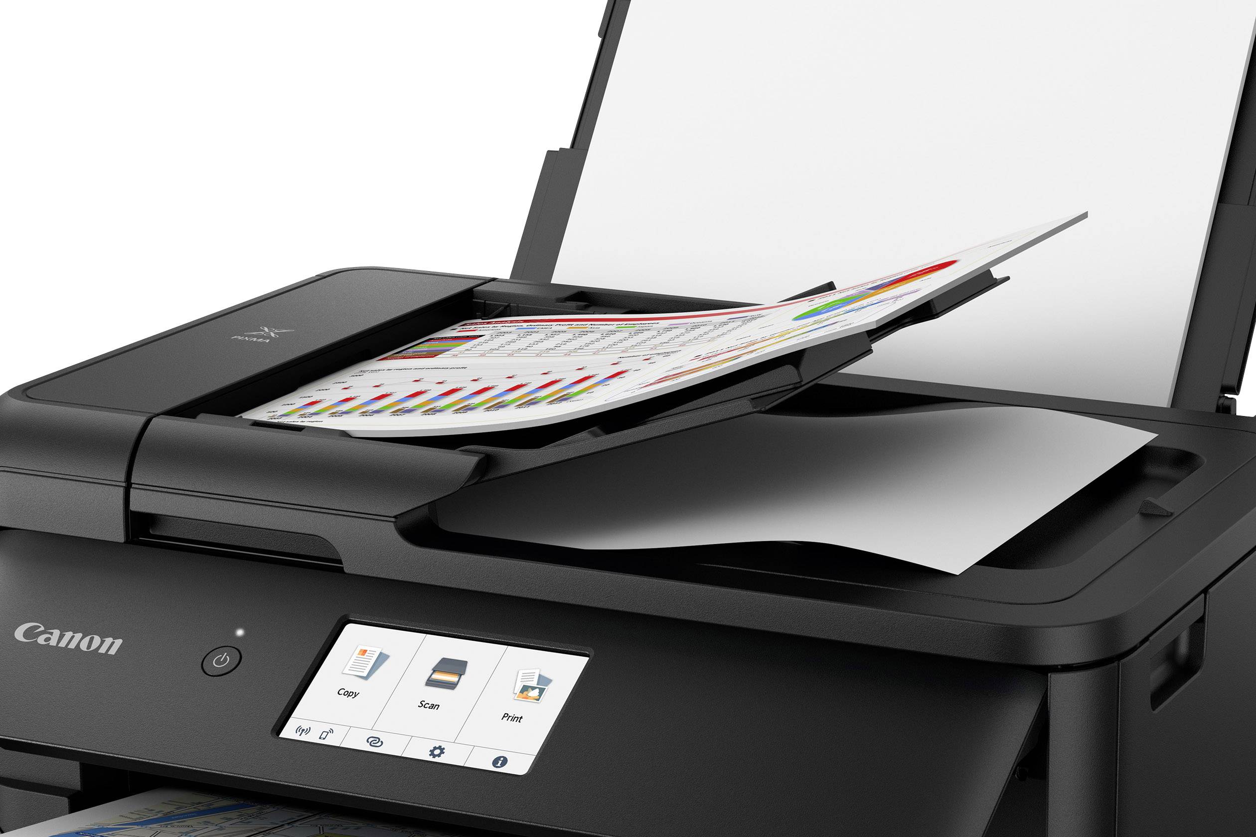 Canon PIXMA TS9550 Farb Tintenstrahl Multifunktionsdrucker A3 Drucker, Scanner, Kopierer LAN, WLAN, Bluetooth®, Duplex, ADF