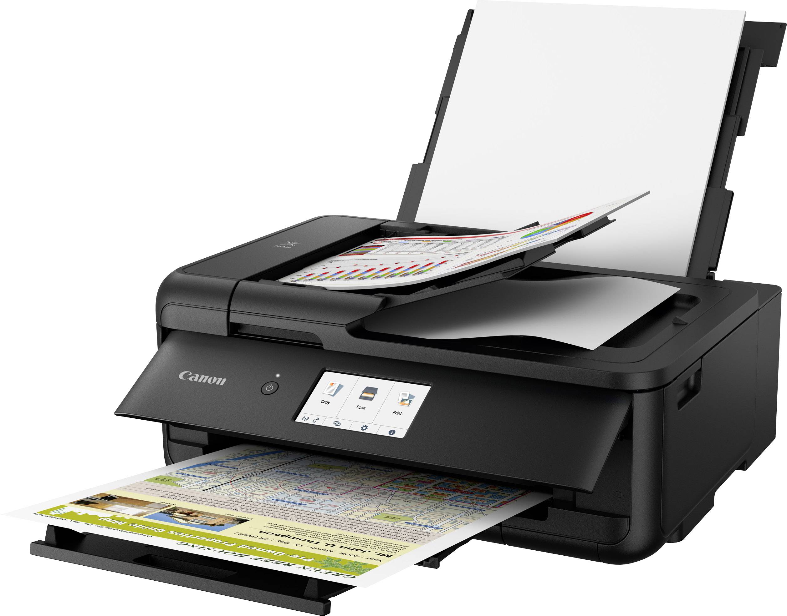 Canon PIXMA TS9550 Multifunktionsdrucker Tintenstrahl Farbe A3 Drucker, Scanner, Kopierer LAN, WLAN, Bluetooth®, Duplex, ADF