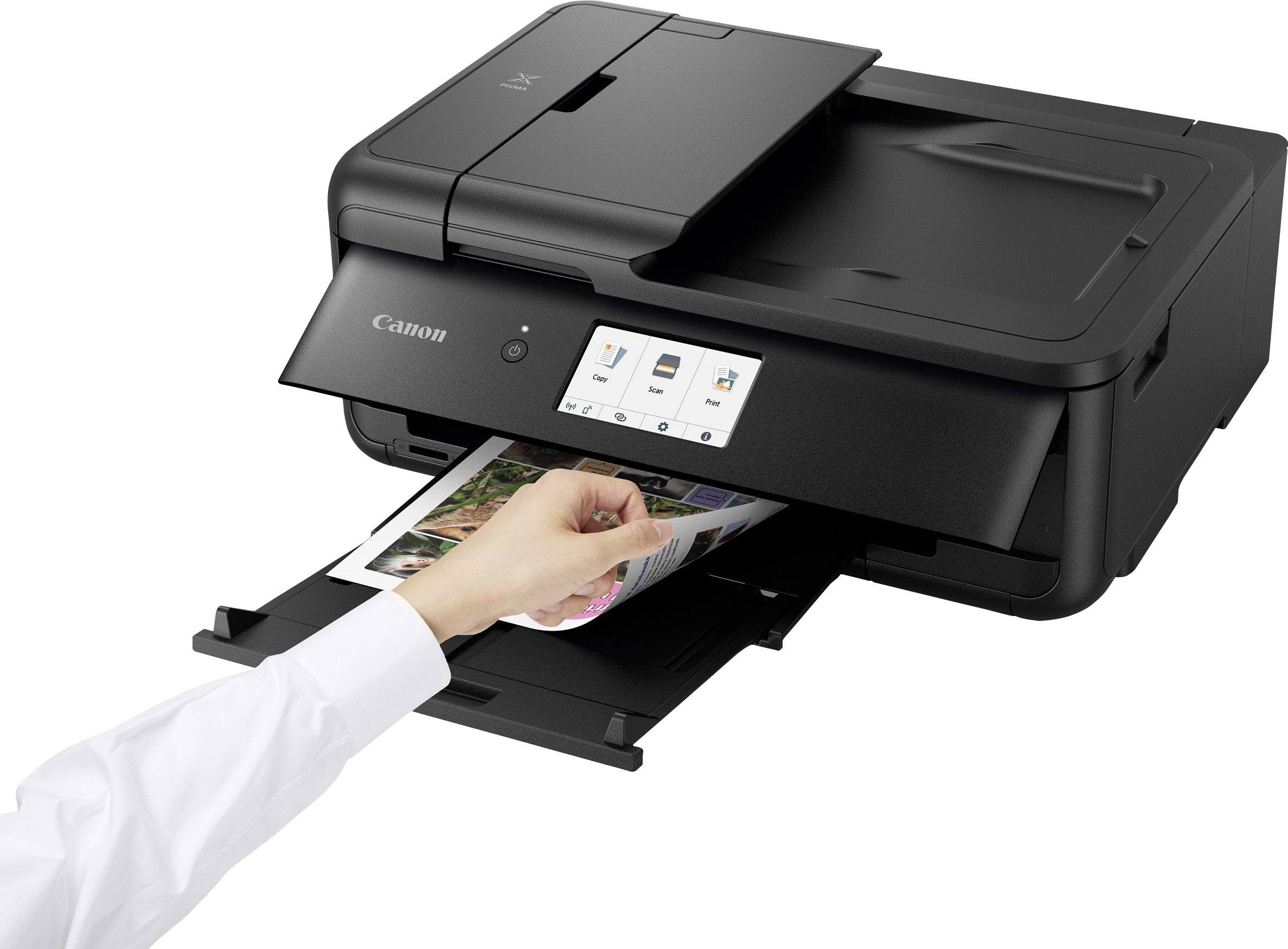 Canon PIXMA TS9550 Multifunktionsdrucker Tintenstrahl Farbe A3 Drucker, Scanner, Kopierer LAN, WLAN, Bluetooth®, Duplex, ADF