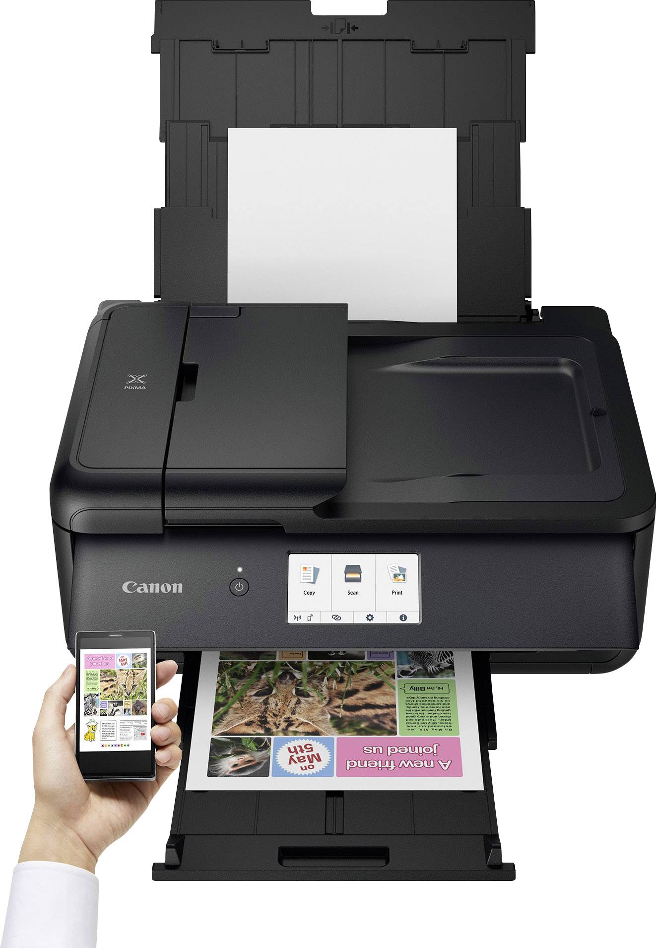 Canon PIXMA TS9550 Multifunktionsdrucker Tintenstrahl Farbe A3 Drucker, Scanner, Kopierer LAN, WLAN, Bluetooth®, Duplex, ADF