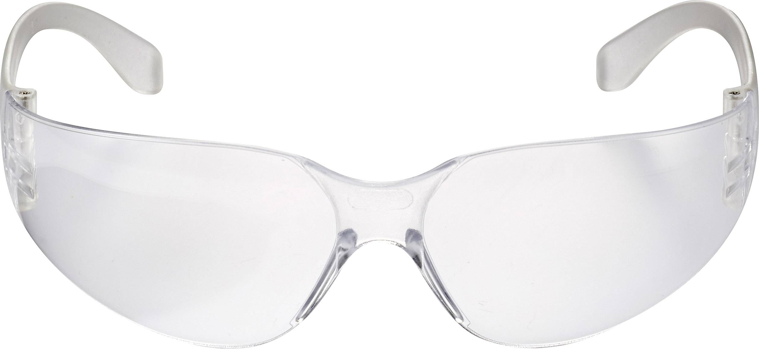 TOOLCRAFT TO-5291646 Besucherbrille Transparent, Klar EN 166 DIN 166