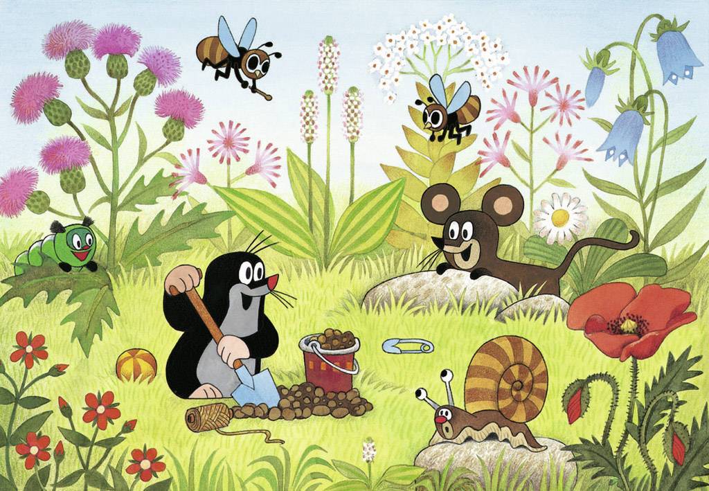 Ravensburger Puzzle Der Maulwurf im Garten 088614