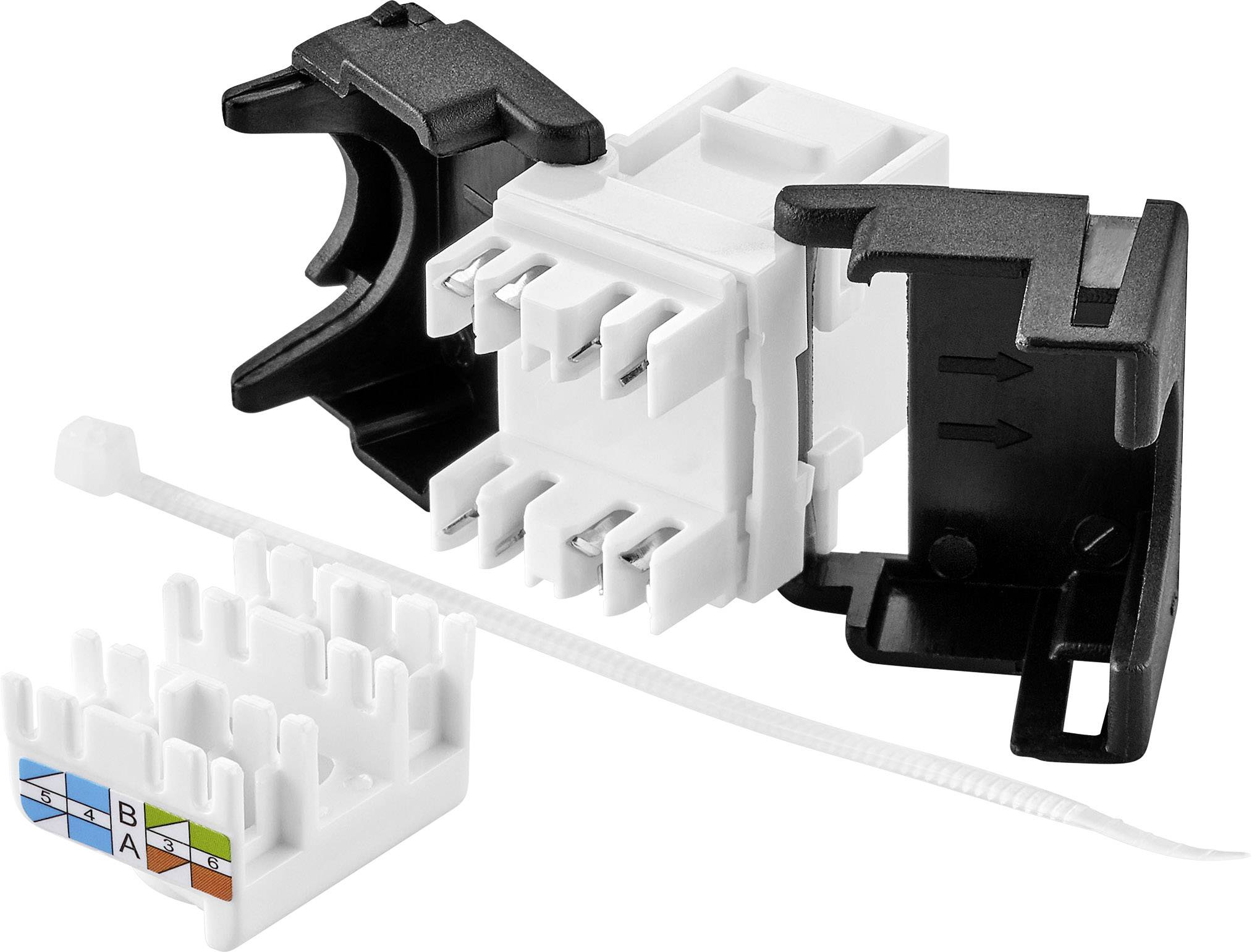 Renkforce RJ45-Einbaumodul Keystone CAT 6