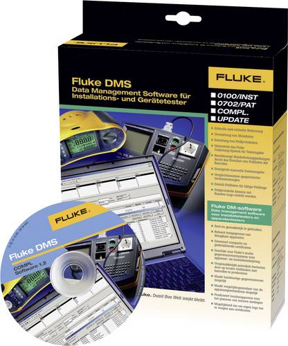 Fluke FLK-DMS COMPL Mess-Software Passend für Marke 1653, 1654B, 1664, 1663, 1662, 6500-2, Fluke